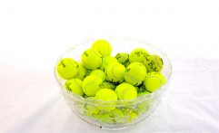 Signed Tennisballs Basket